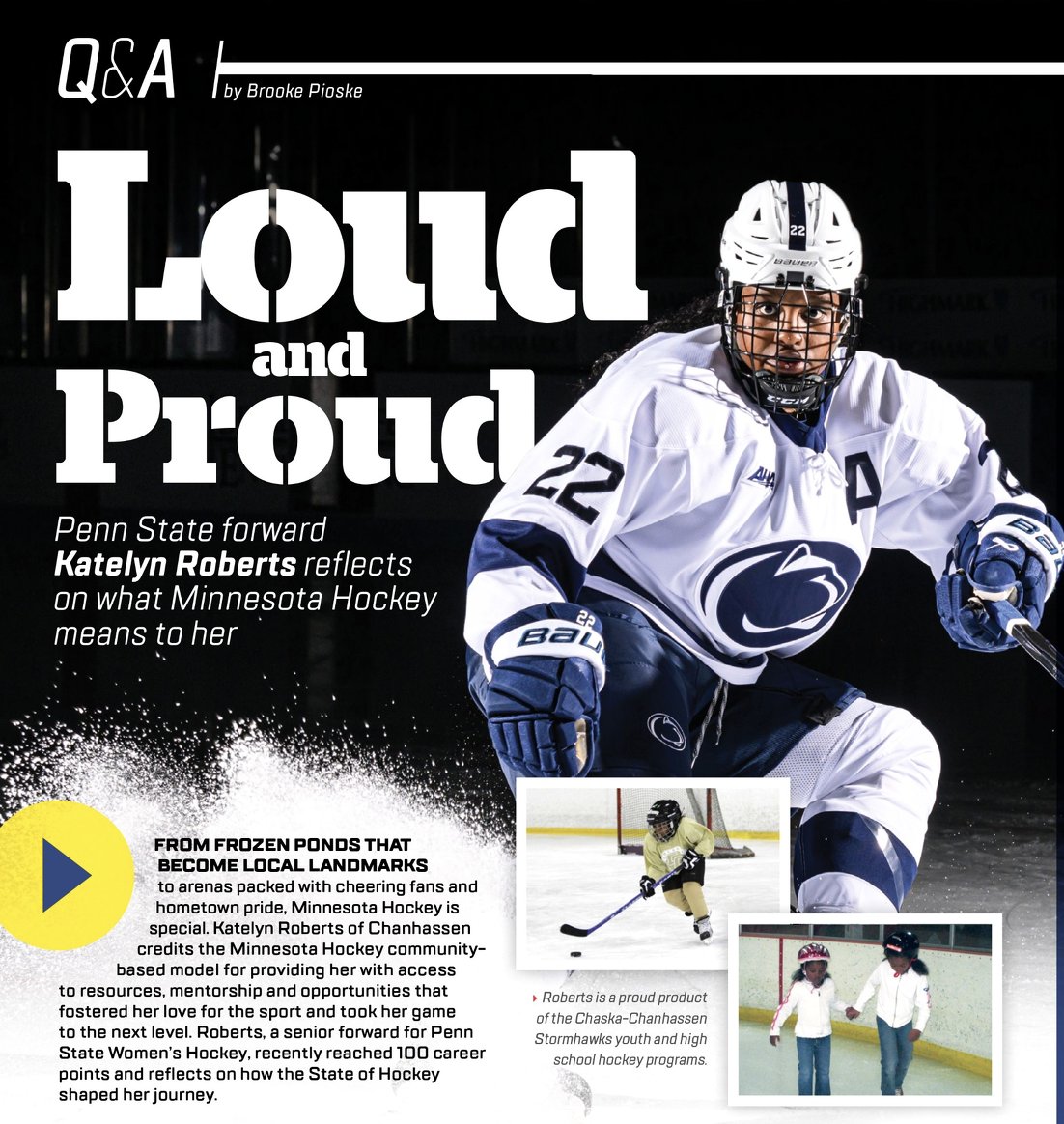 mnhockeyjournal's tweet photo. 📢💥👊Loud and Proud

We’re excited to share a Q&amp;A with Katelyn Roberts, highlighting her journey from Chanhassen to Penn State

Read Now: https://t.co/kDM8skHYb4? https://t.co/g4EXwVuyzs