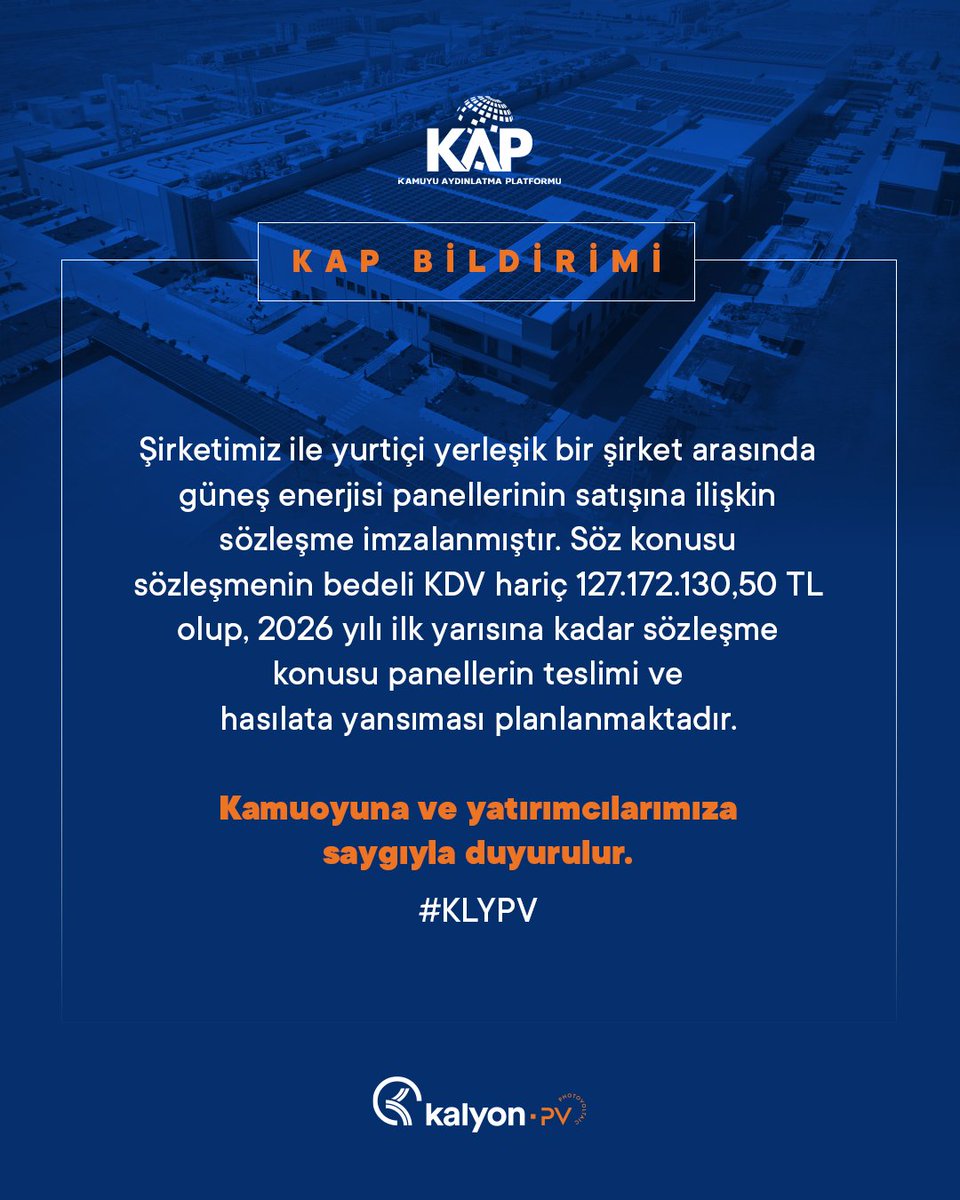 Kalyon PV tweet media