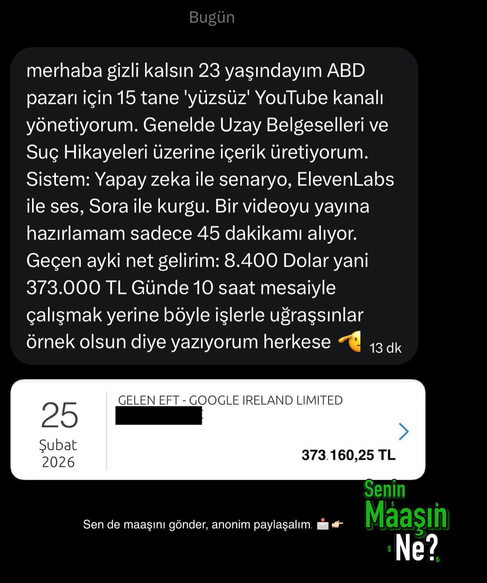 Senin Maaşın Ne? 💸 tweet media