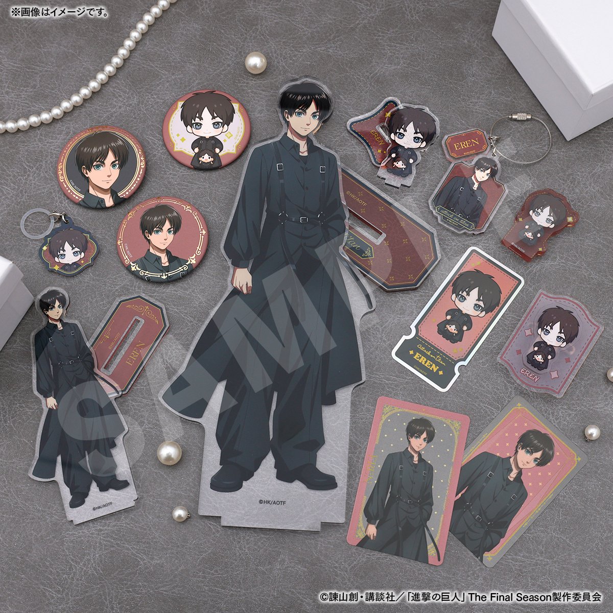 ✨🎂Happy Birthday Eren Yeager！🎂✨
 
 ✨3月30日はエレンの誕生日🎉✨
 
POP UP SHOPではエレンのブラックコーデ描き下ろし＆描き起こしイラストを使用した新商品を販売予定です🖤
 是非お迎えしてくださいね🎁
 
 📅2026年4月3日(金)～4月19日(日)
 🏢渋谷モディ7階
 
▼詳細はこちら▼