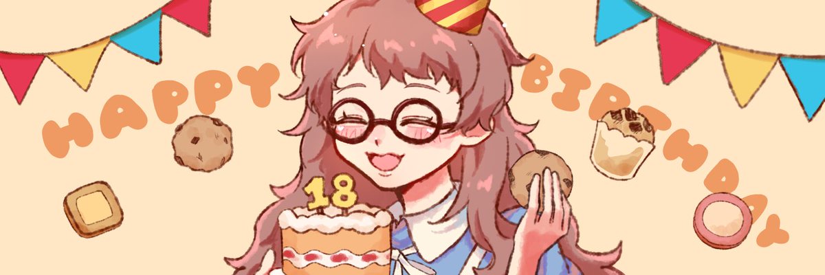 18歳のステラおばさんを描きました！🍪🎂
#ステラおばさん118歳