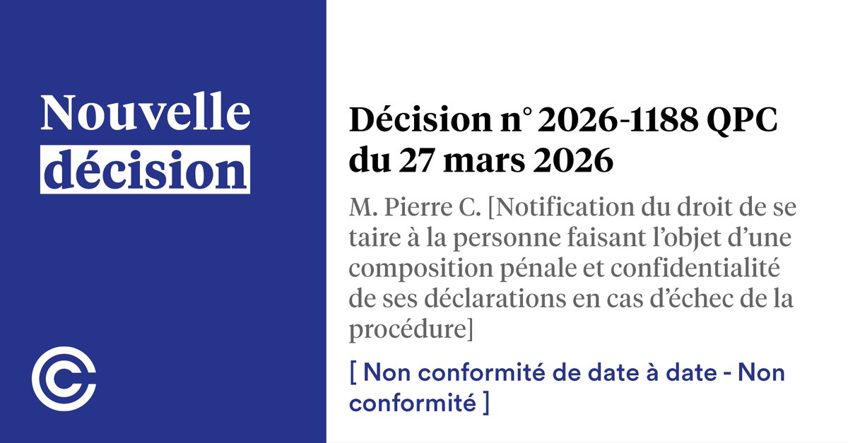 Conseil constit tweet media