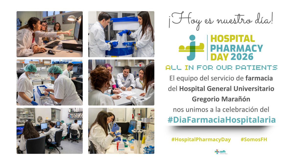 Servicio de Farmacia de Hospital Gregorio Marañón tweet media