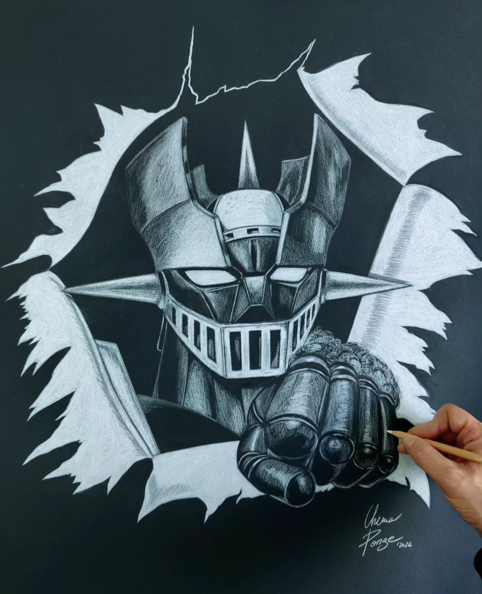 Chema_Ponze's tweet photo. ¡¡MAZINGER Z!!
¡Buenos días y feliz viernes!
Marzo es el mes en el cual Mazinger Z cumple años en España. Hubo un antes y un después tras ese marzo de 1978 para todos los niños del país y aquí está hoy mi homenaje.
Espero que os guste y le deis ❤️ y 🔄
¡Gracias!
#art #MazingerZ https://t.co/9AEYwSWhPC