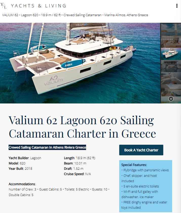 yachtsandliving's tweet photo. Lagoon 620 Sailing Catamaran Charter in Greece
Crewed Sailing Catamaran In Athens Riviera Greece

https://t.co/Se08AkFX2i
#Yachts #Catamaran #Summervacation #Crewedyacht #Greece https://t.co/ZQSbP2p3ke