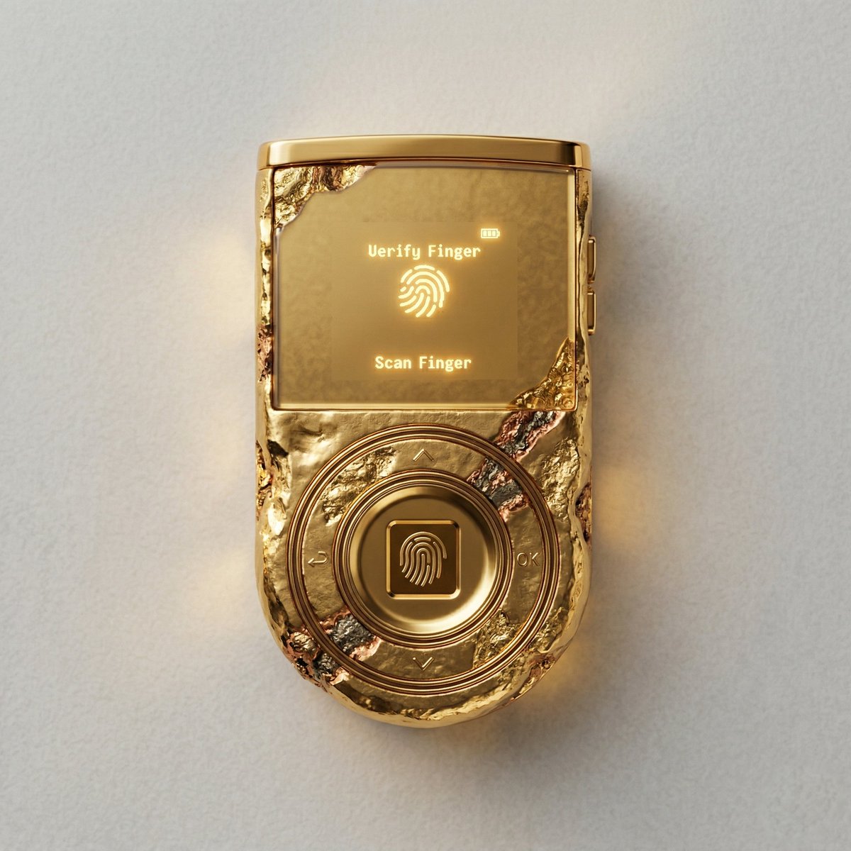 DCENTWALLETS's tweet photo. Self-custody with a Midas touch. ✨ 

Not for sale. But definitely worth looking at. 😊

A custom gold D'CENT wallet. Because self-custody is the real digital gold.

How much are you loving this look? 👇 https://t.co/eZv4ddGUf5