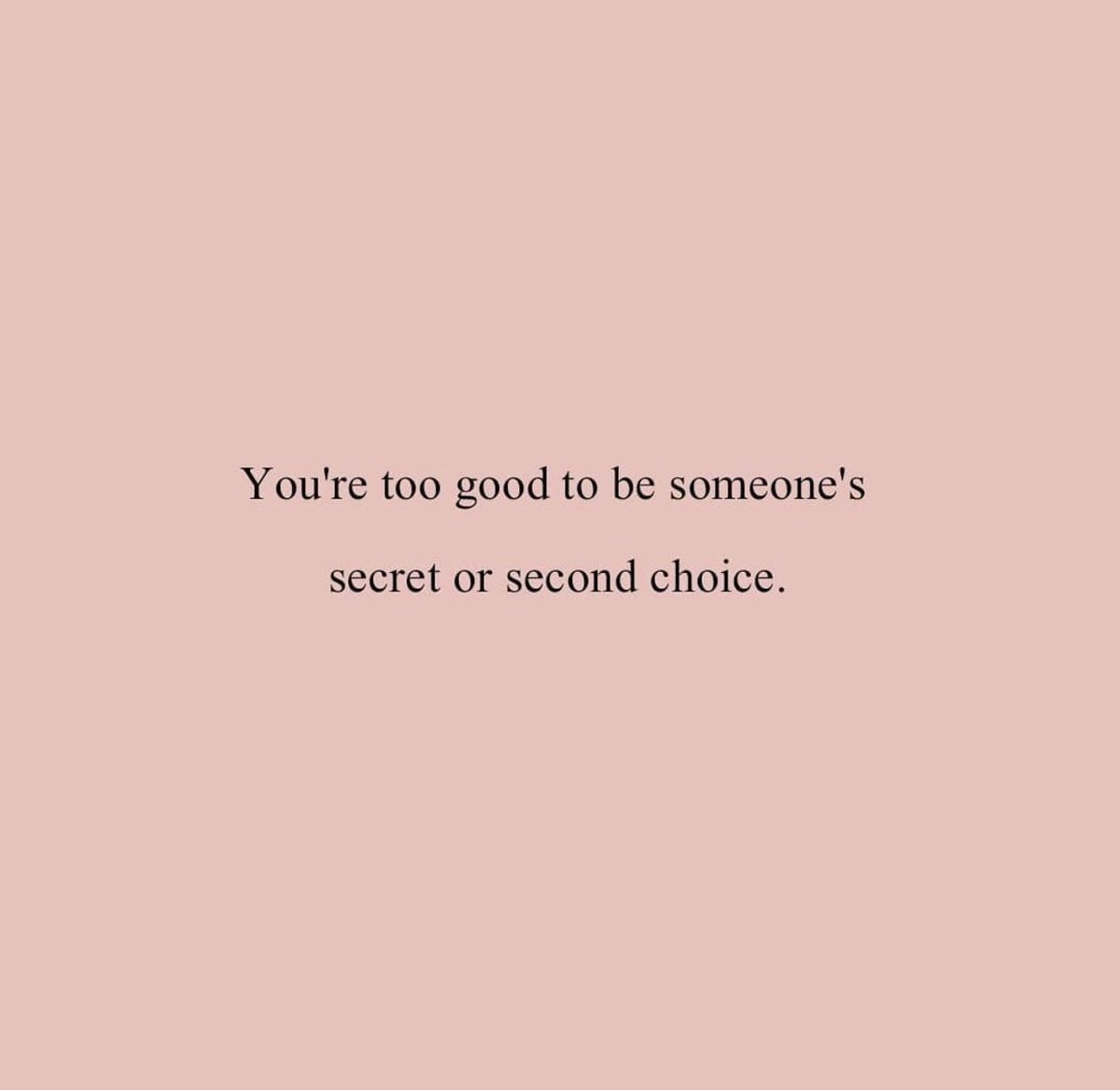 I hope you remember this
