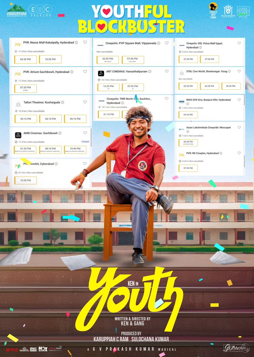 tarakviews's tweet image. #Youth Offs to great start in Telugu Too...
ఈ సినిమా అంతా యూత్ ఫుల్ గా,కలర్ ఫుల్ గా ఉంటుంది...కానీ క్లైమాక్స్ లో హీరోకి,అతని తండ్రికి మధ్య ఒక సీన్ వస్తుంది...అది సినిమా కలర్ మొత్తం మార్చేసింది... తమిళ్ టాప్ సెలబ్రిటీస్ కూడా అందుకే ఈ సినిమాకి #Fidaa అయిపోయారు