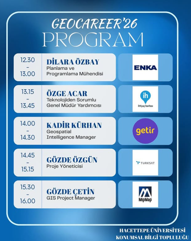 MipMapTech's tweet photo. GeoCareer 2026’da buluşuyoruz! 🚀

MipMap Teknolojileri’nden GIS Project Manager Gözde Çetin, bilgi ve deneyimlerini katılımcılarla paylaşacak.
Sizleri de aramızda görmekten mutluluk duyarız!

📅 30 Mart 2026

#GeoCareer2026 #MipMap #GIS #Career #Networking #Etkinlik #Teknoloji https://t.co/pMj9v0j1A3