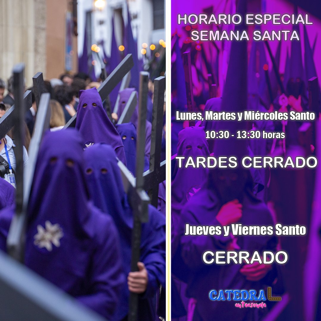 ‼️ATENCIÓN A NUESTRO HORARIO ESPECIAL DE SEMANA SANTA‼️

#sevilla #Autoescuela #DGT #ssantasevilla #ssantasevilla26