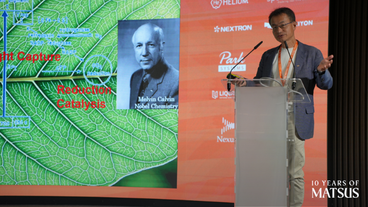nanoGe_Conf's tweet photo. 🚀 Launching the final day of #MATSUS26 with a high-impact plenary session!

🌞 Prof. Peidong Yang shows how sunlight, H₂O, and CO₂ can be turned into fuels, chemicals, and materials via nanowire photochemical diodes and photosynthetic biohybrids.

🔗 https://t.co/gxqgIMxQaW https://t.co/UFBJuh3Iuz