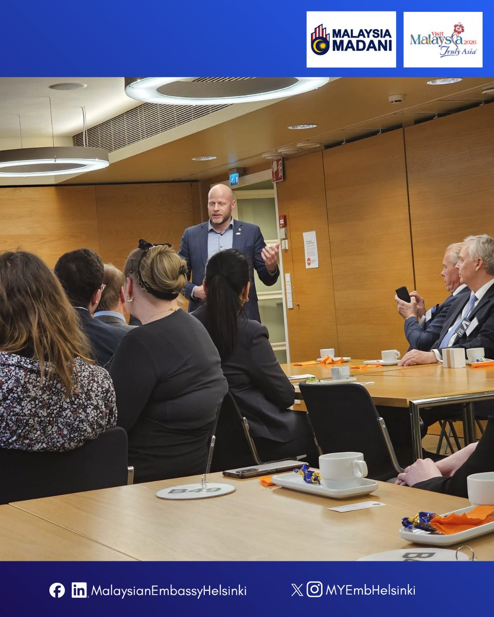 The Embassy of Malaysia had the pleasure of joining the visit and engagement session at the Parliament of Finland on 26 March 2026.