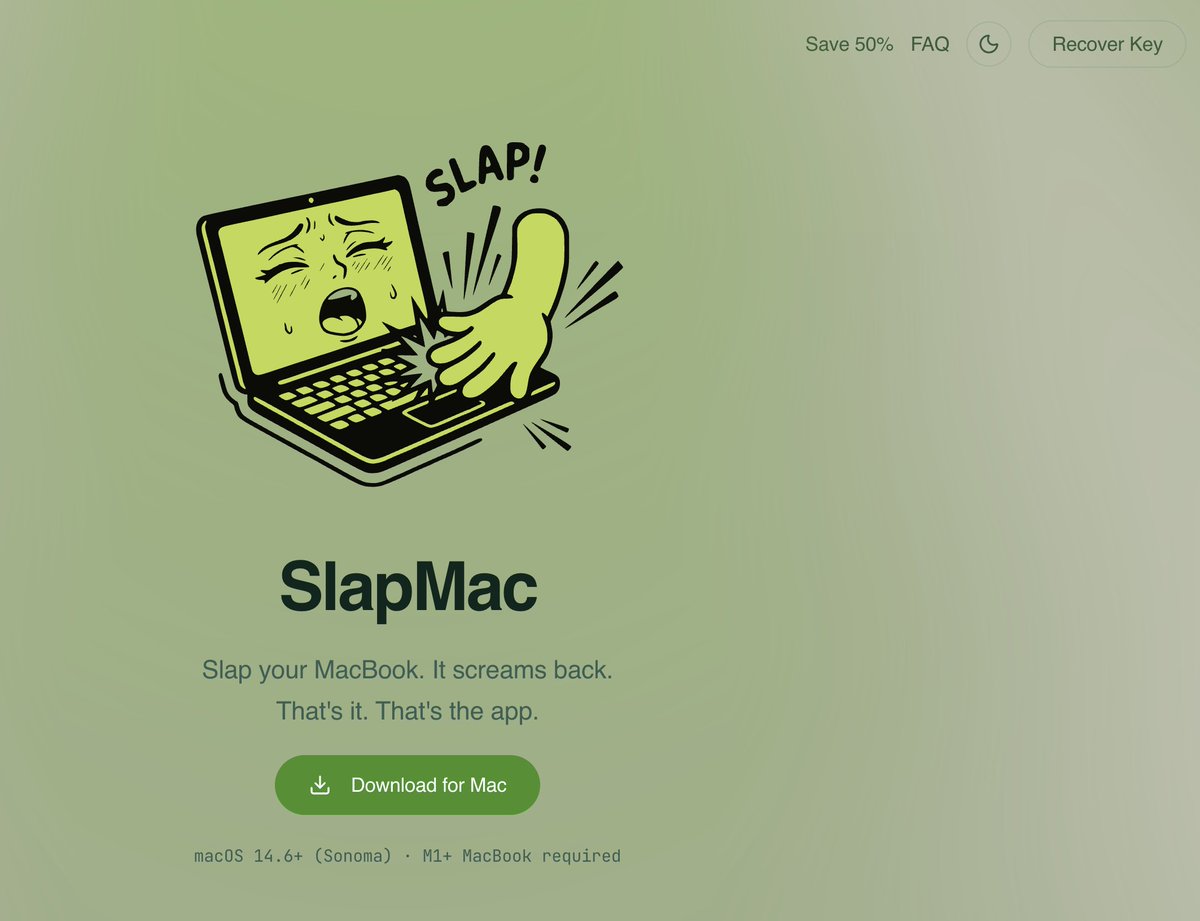 You all are overthinking your app ideas.  This app makes your Mac moan when you slap it -> it made $5,000 in 3 days.