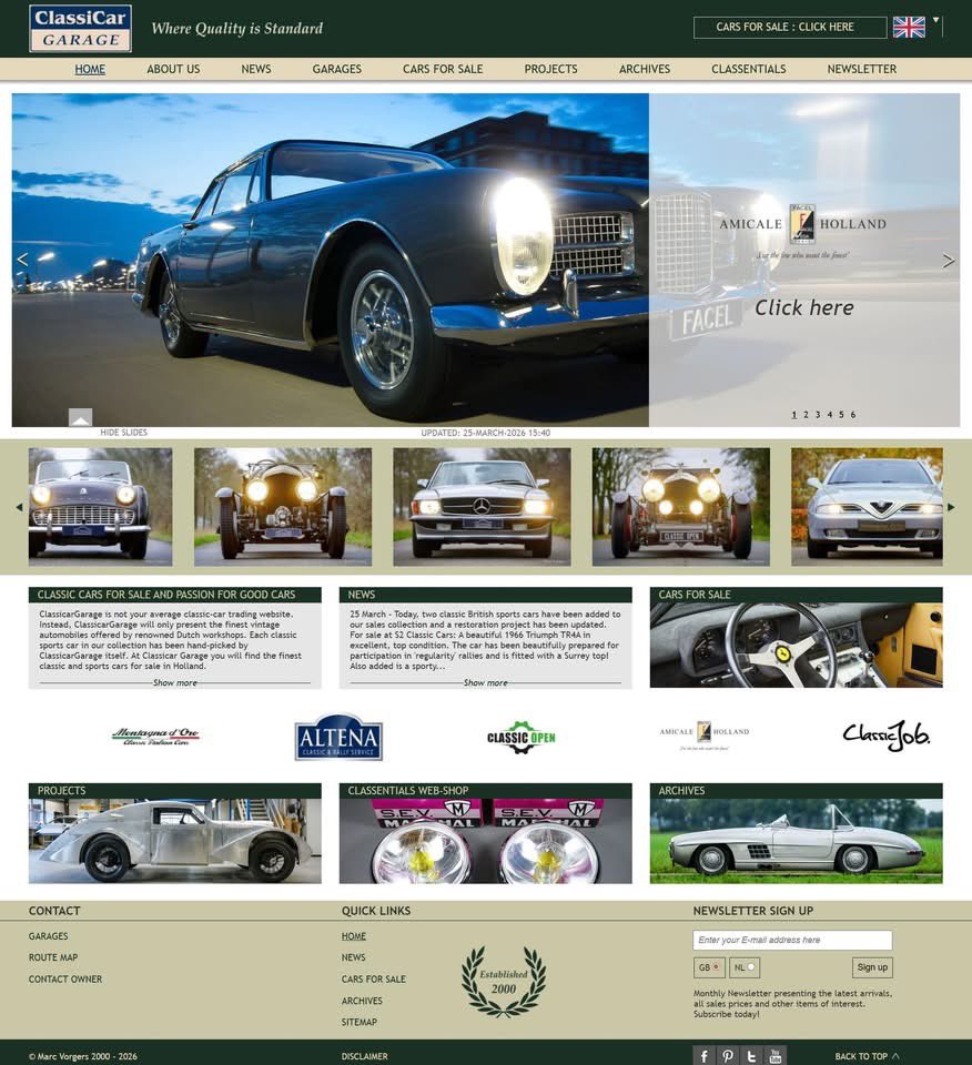 Check out our improved website! A complete classic car experience on PC, laptop and smartphone! Classicargarage.com

#ClassicarGarage #ClassicCarsForSale #ClassicCarRestoration #ClassicCarExperience