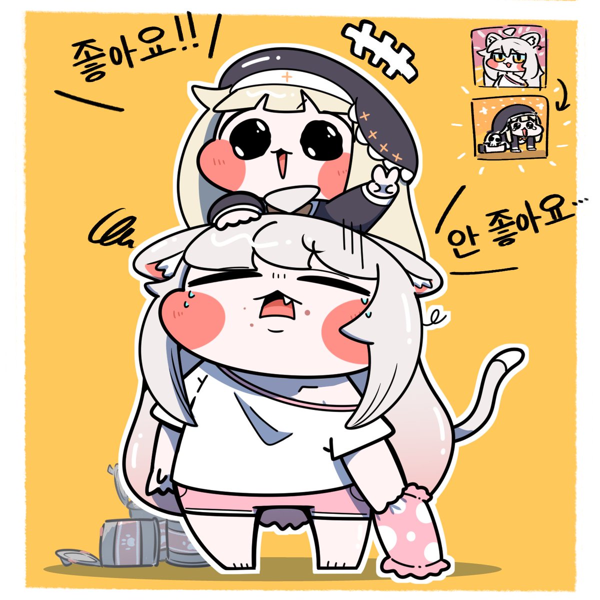 全てが虚しいコニーとスピキ
#トリッカル #スピキ