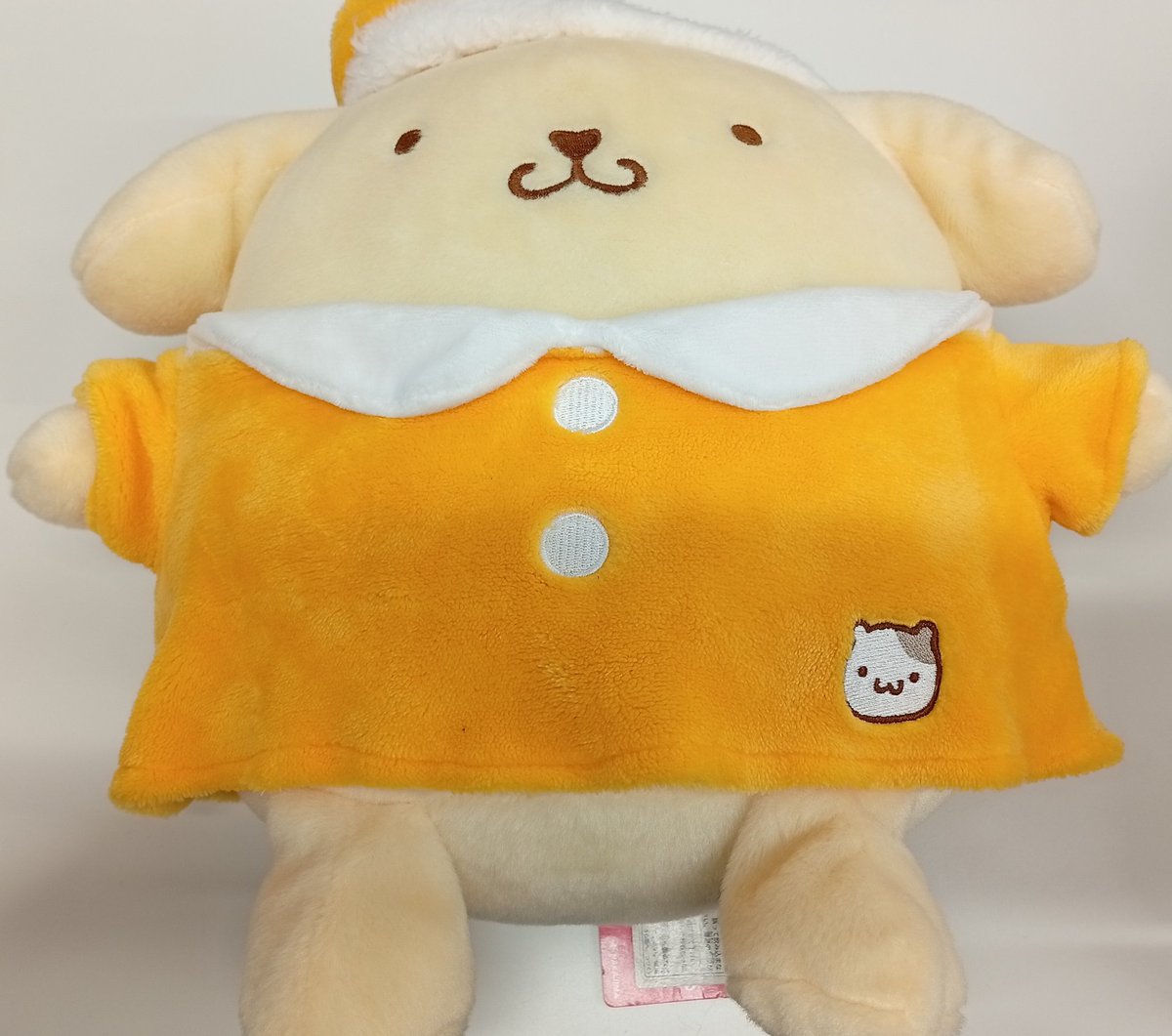 入荷情報】 『#サンリオ』 ほっこりパジャマ ぬいぐるみM ポムポム