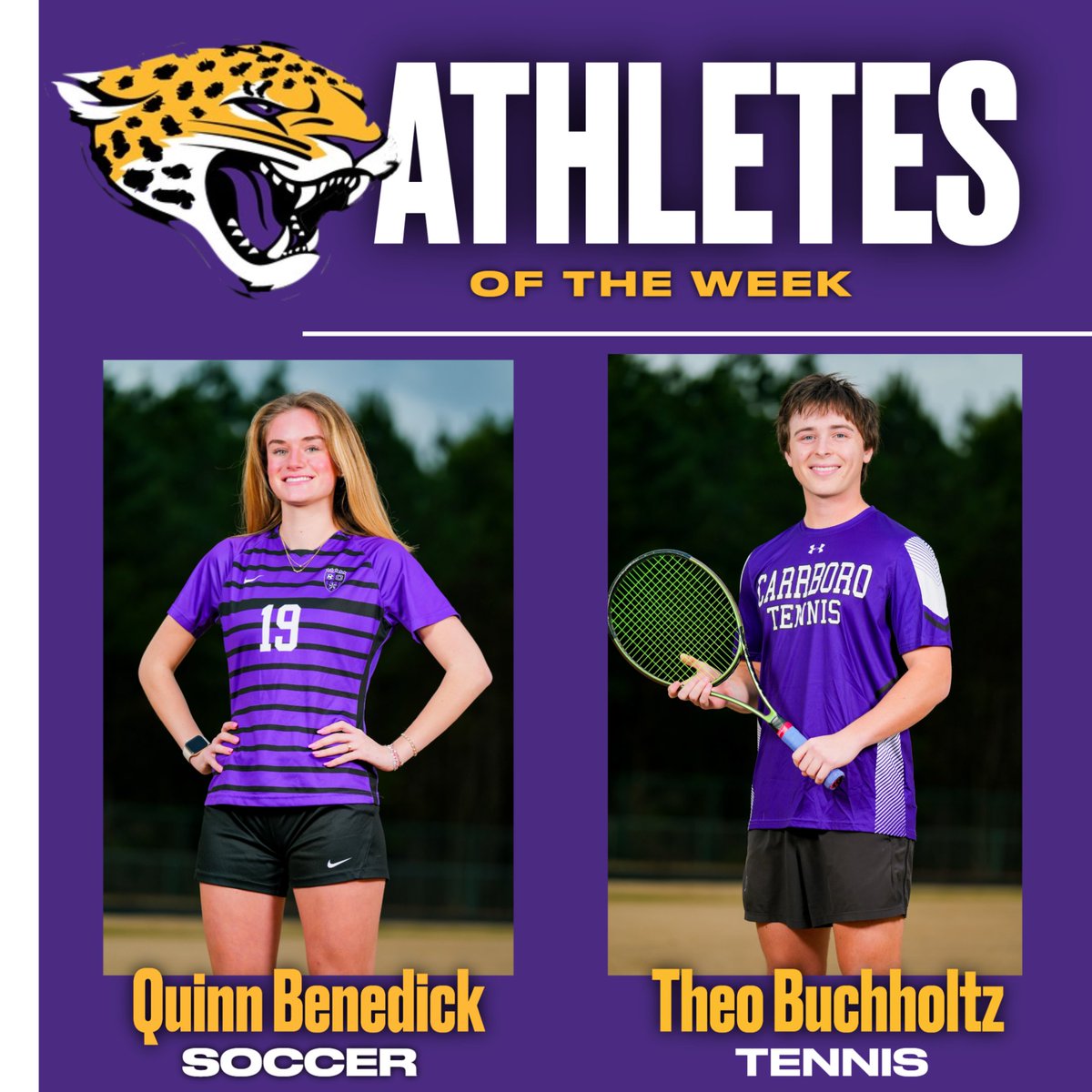 ADJonEvans's tweet image. Athletes of the Week! Keep crushing it out there! #letsgooo #puttinginwork