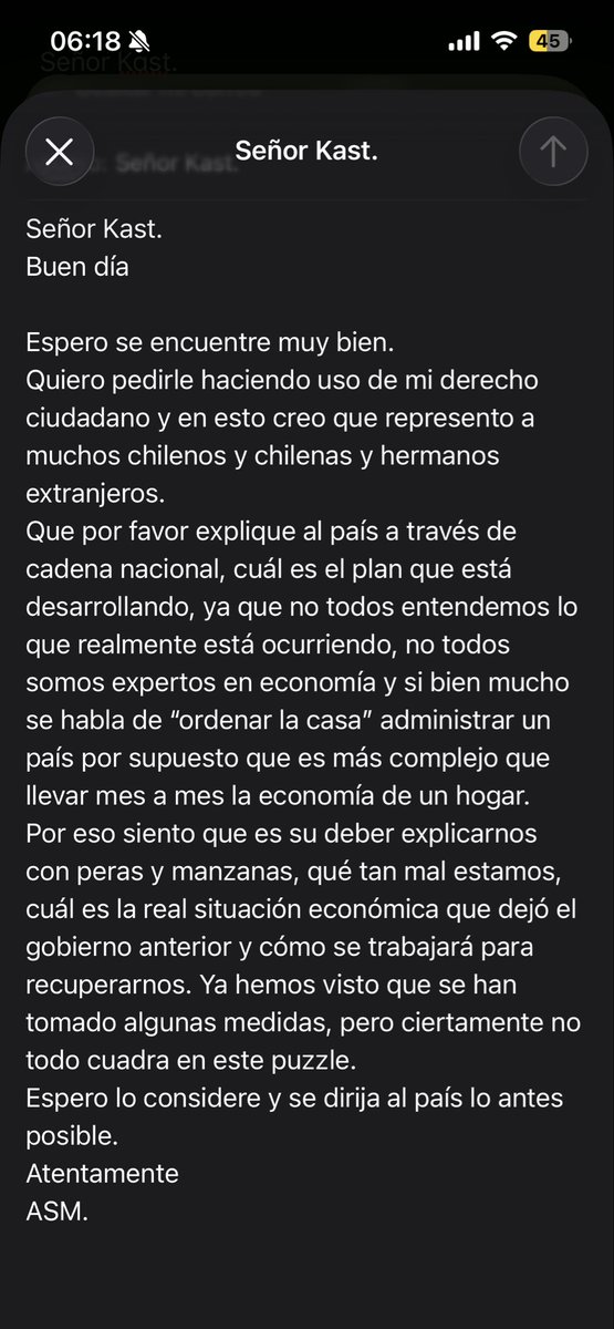 MoragaAlfonso's tweet image. @joseantoniokast @GobiernodeChile @Camara_cl @Senado_Chile @diego_ibanezc @gonzalowinter #chile #kast #cadena