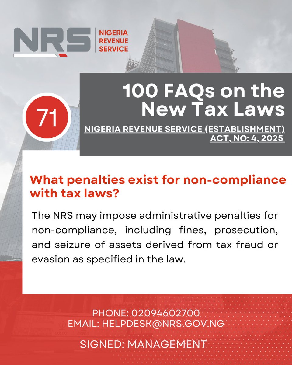 Nigeria Revenue Service (NRS) tweet media