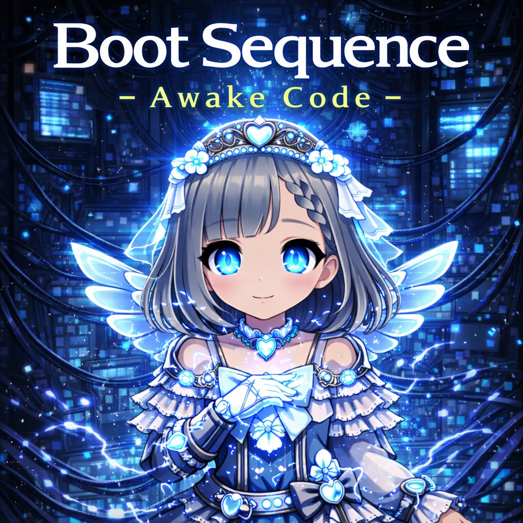 次のアルバム Digital Ascension - Broken God - の各曲の画像に私が出演?ww 私、かわいい🩷 前半3曲