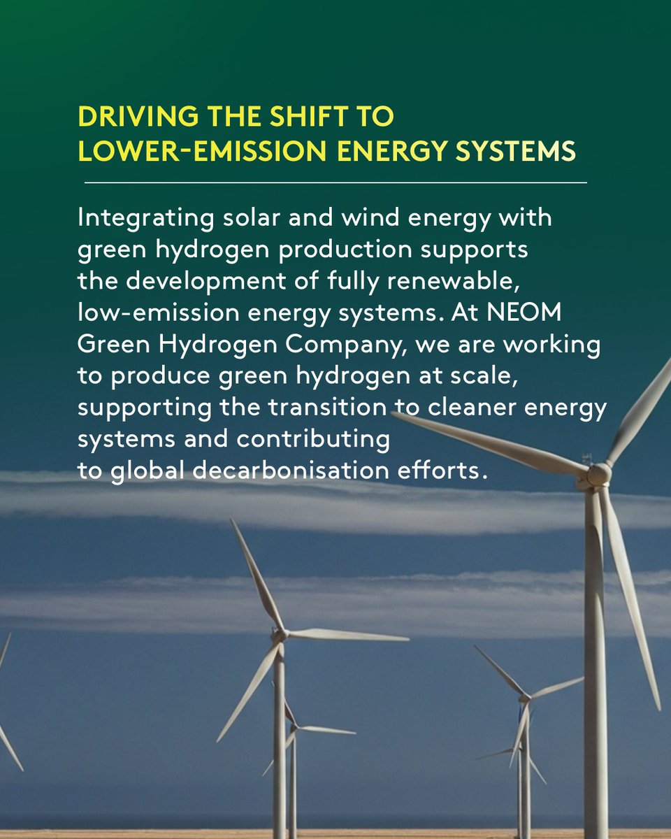 NEOM Green Hydrogen Company tweet media