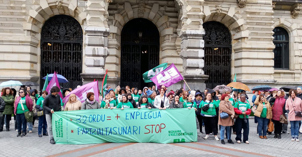 Las trabajadoras de residencias se movilizan en Bizkaia por la precariedad y el impacto en su salud andra.eus/las-trabajador…