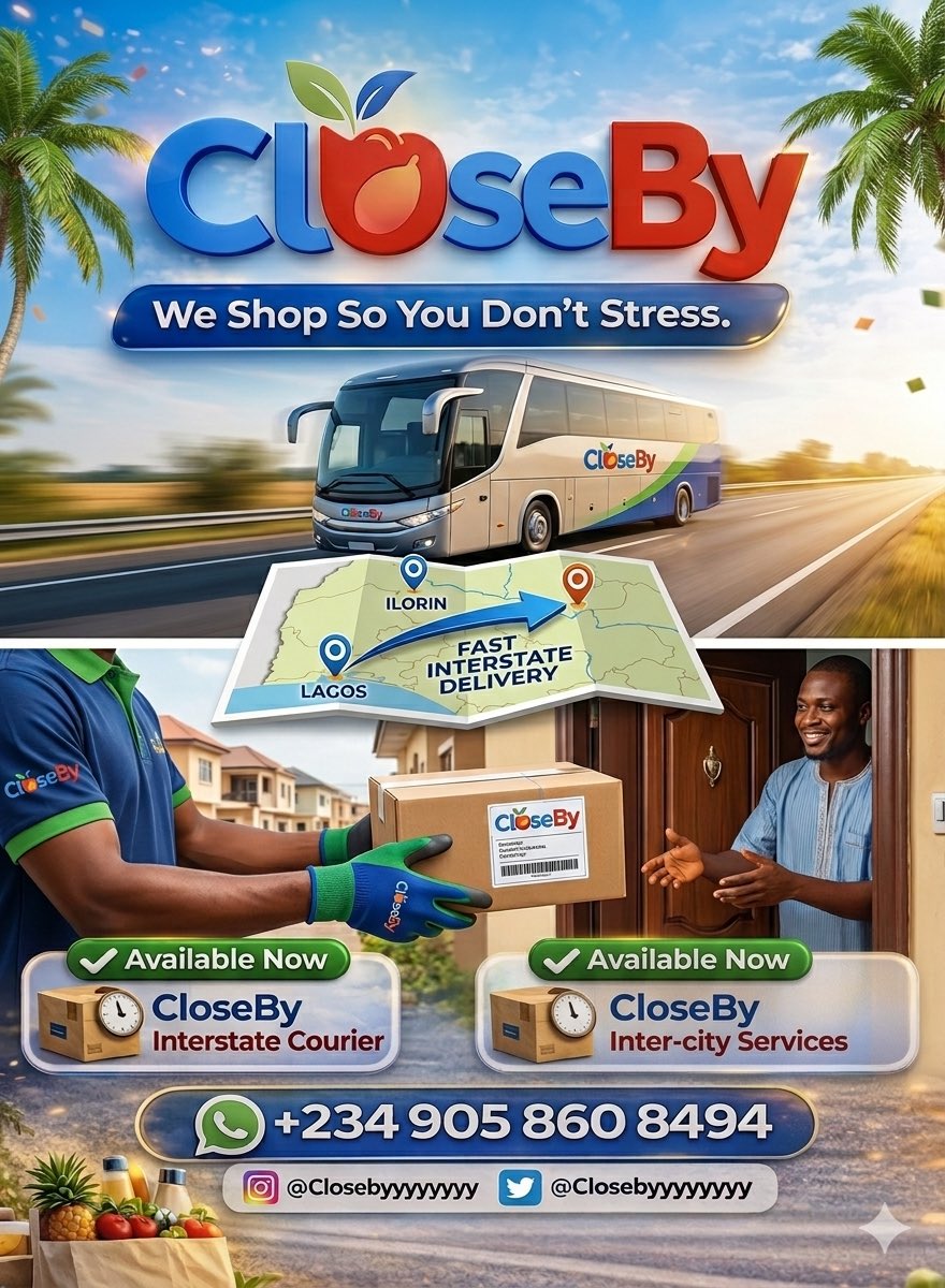 Closebyyyyyyyy's tweet image. We Help Send Or Receive Packages From Lagos To Ilorin &amp;amp; Ilorin To Lagos📍#CloseBy #Lagos #Ilorin