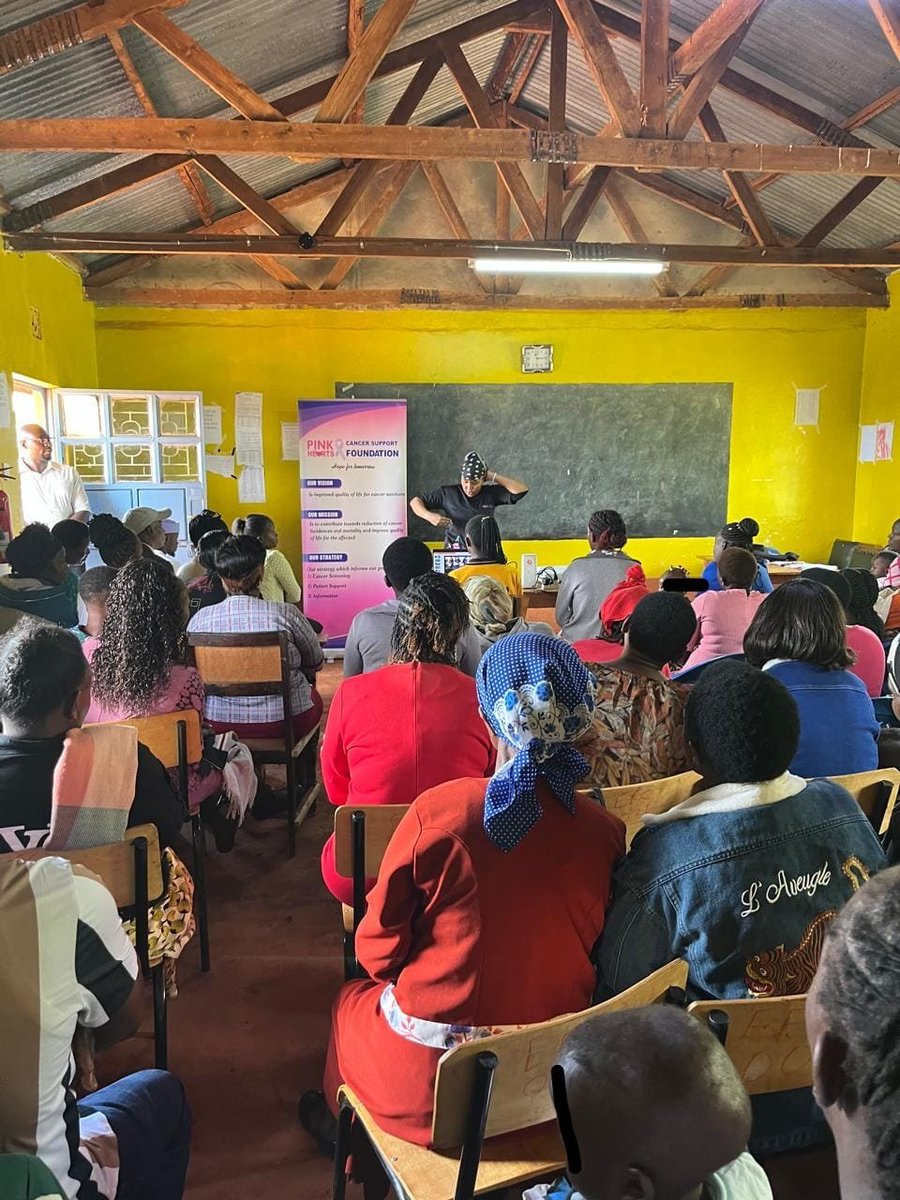 pinkheartcancer's tweet photo. At Seed of Hope College in Karìti Murang’a County, the MWANGA Project engaged over 200 youth and parents on breast cancer.Covering risk factors, prevention, symptoms and self-breast exams. Knowledge today, healthier futures tomorrow.

#BreastCancerAwareness
#MWANGAProject https://t.co/jxjnqxaJQi