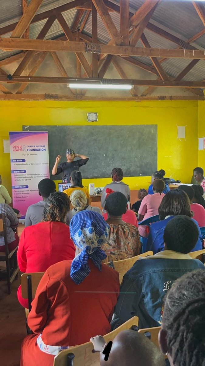 pinkheartcancer's tweet photo. At Seed of Hope College in Karìti Murang’a County, the MWANGA Project engaged over 200 youth and parents on breast cancer.Covering risk factors, prevention, symptoms and self-breast exams. Knowledge today, healthier futures tomorrow.

#BreastCancerAwareness
#MWANGAProject https://t.co/jxjnqxaJQi