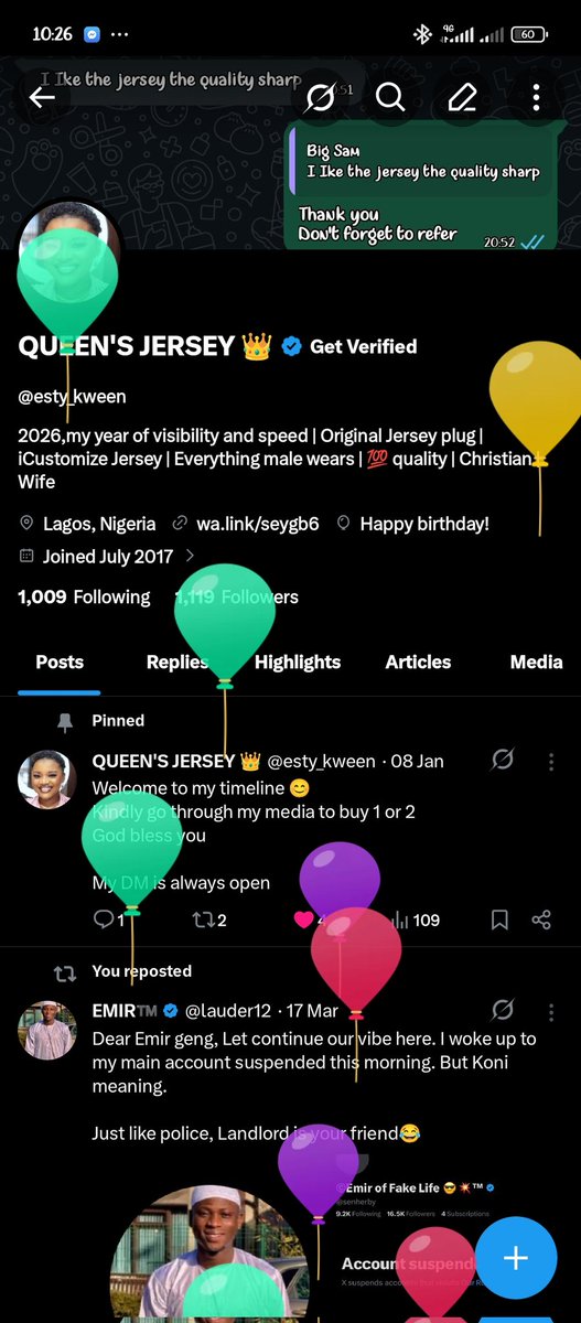 QUEEN'S JERSEY 👑 tweet media