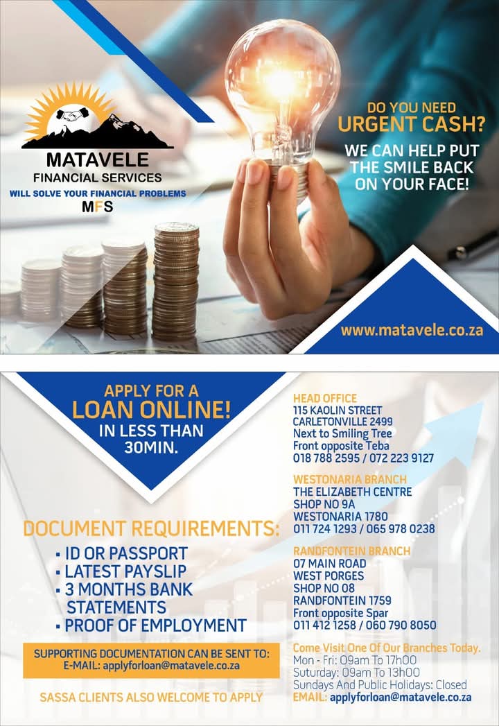 MATAVELE FINANCIAL SERVICES tweet media