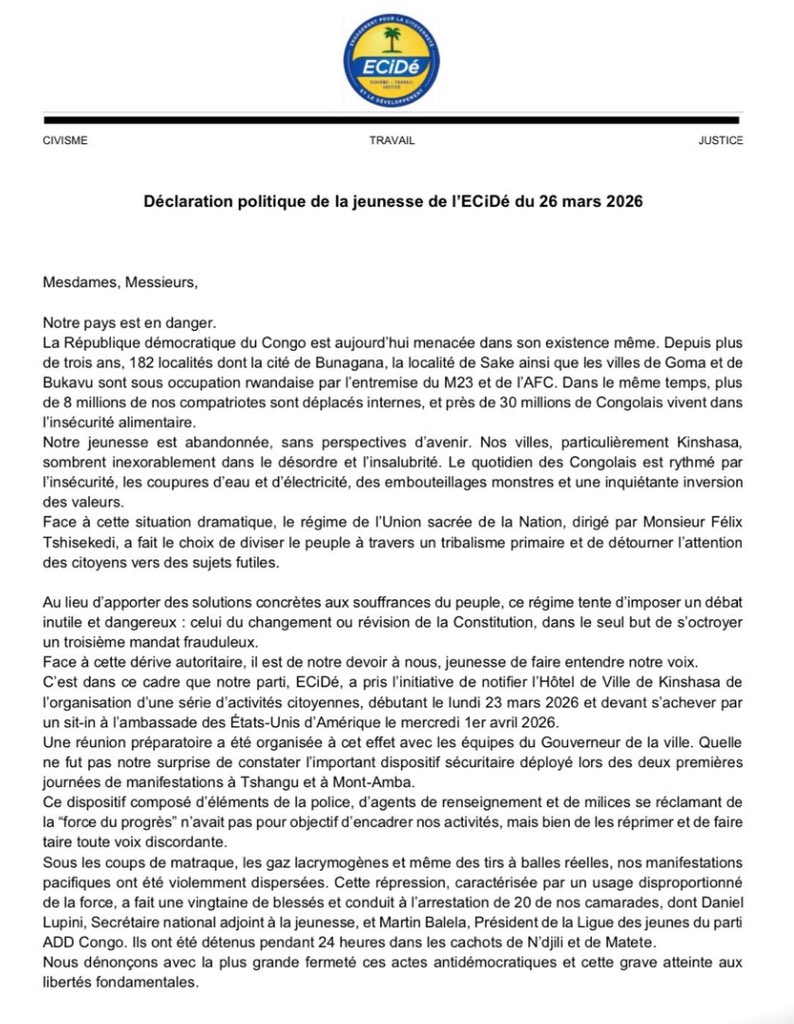 Martin Fayulu tweet media