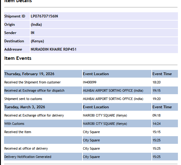 Posta Kenya Support tweet media