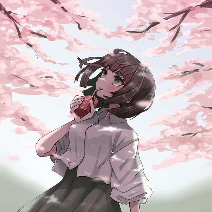 今日は桜の日だそうなのでお花見セイカさん 