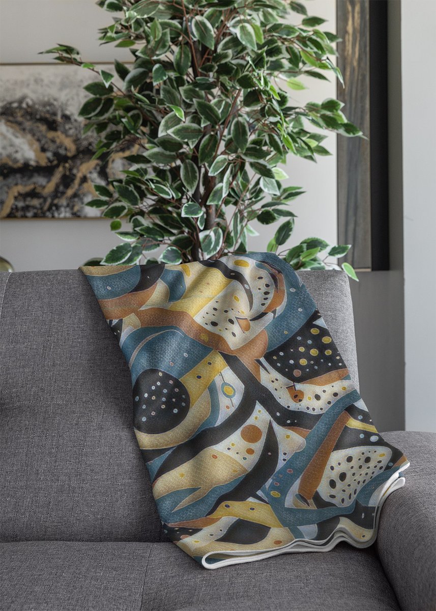 habatour20's tweet image. Wrap yourself in comfort and style with this cozy  #throwblanket featuring a bold #abstractdesign. The blend of flowing curves and geometric textures adds warmth and artistic flair to your living space.
Available at : redbubble.com/i/throw-blanke…
#abstractpattern #throwblankets