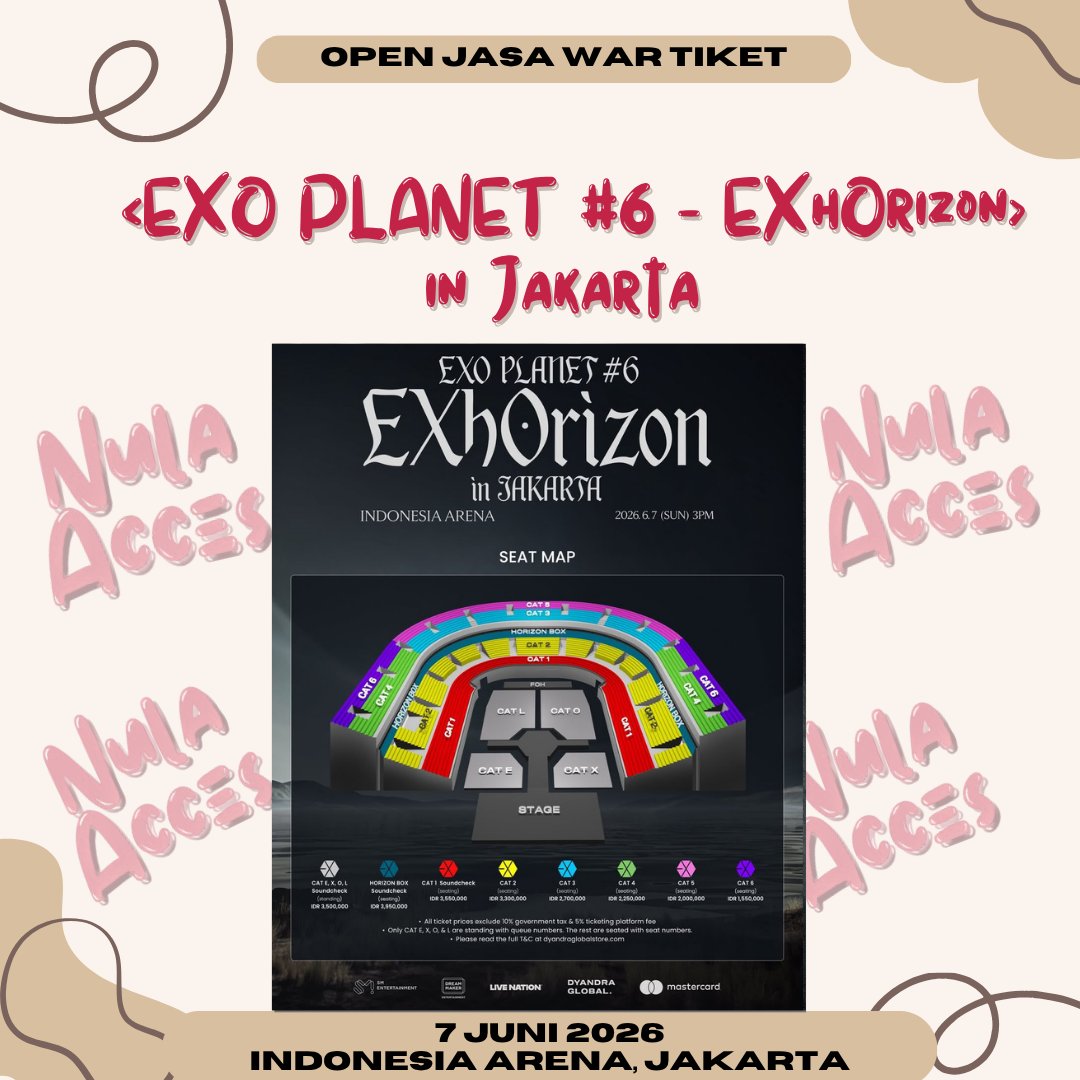 NULA ACCES || OPEN JASWAR BTS & EXO tweet media
