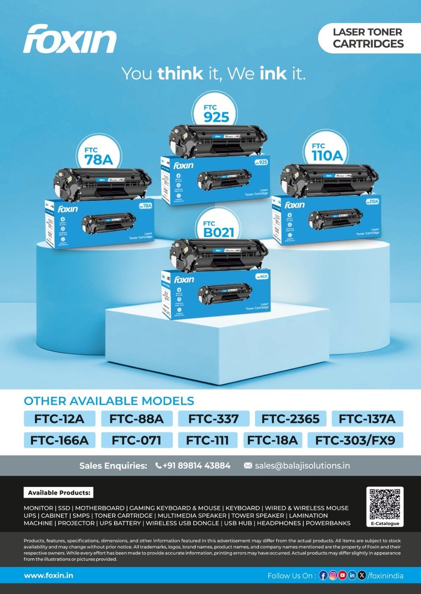 imagingmag's tweet image. You Think It, We Ink It – Foxin Delivers Performance

Click here for more Details:👇
bit.ly/foxin_ImagingS…

@foxinindia #Foxin @SwapanR56454932 @imagingmag #imagingsolution #imagingsolutionmagazine