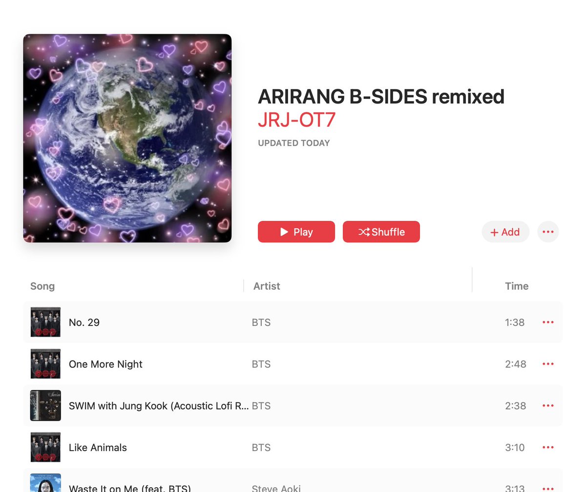LetsBeGoodHuman's tweet photo. When you've done many reps of SWIM and you need playlists with the B-Sides and the remixes....

https://t.co/zgY7UYBkzN

https://t.co/h46hM9q7Mn https://t.co/NvIH8vOmo3