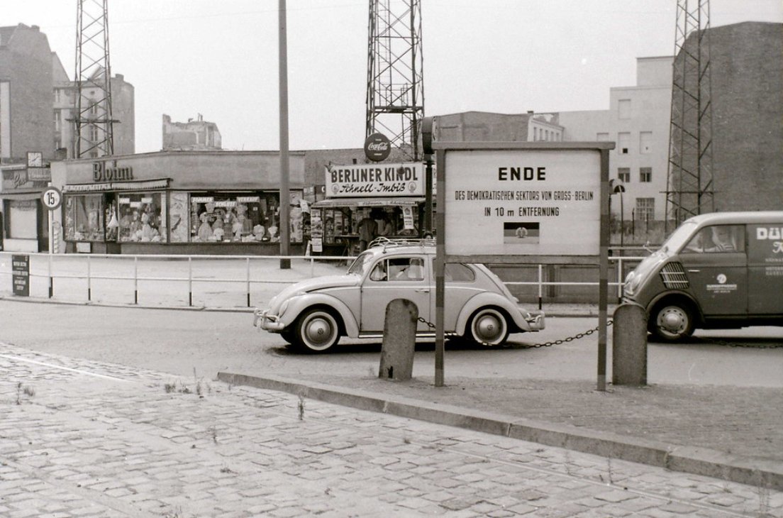 Berlin, Potsdamer Platz, 31 July 1960. I post photographs taken on my many Berlin visits in the 1950s and 1960s. 180 unique historic street images of East and West Berlin are in my book "Berlin in the Cold War" (Amberley Publ.). #Berlin