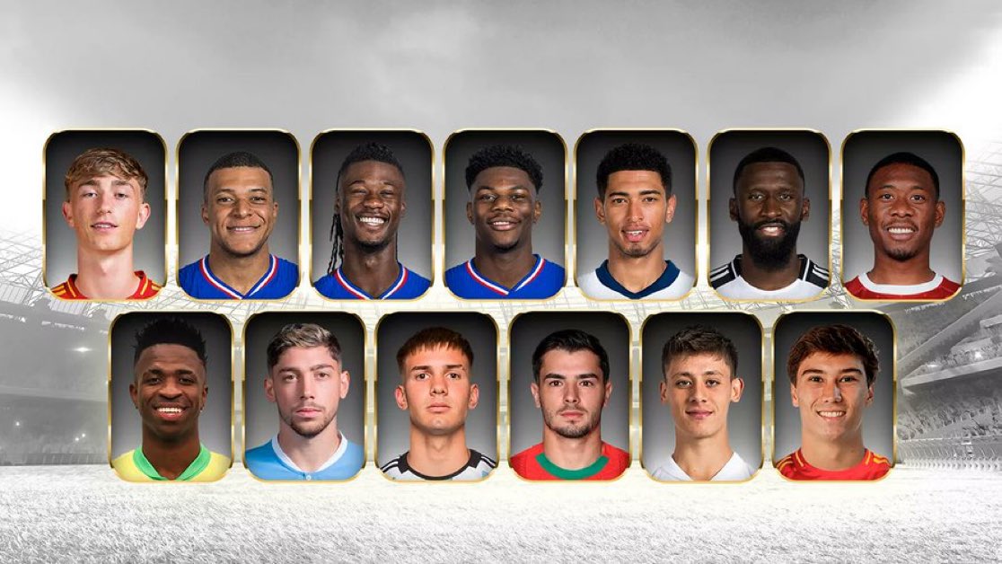 Zawodnicy Realu Madryt w akcji dzisiaj:

🇪🇸 Gonzalo vs Cypr U-21 🇨🇾
• 16:00

🇦🇹 David Alaba vs Ghana 🇬🇭
•  18:00

🏴󠁧󠁢󠁥󠁮󠁧󠁿 Bellingham vs Urugwaj 🇺🇾
•  20:45

🇩🇪 Rüdiger vs Szwajcaria 🇨🇭
• 20:45

🇪🇸 Huijsen vs Serbia 🇷🇸
• 21:00

🇲🇦 Brahim vs Ekwador 🇪🇨
• 21:15

🇦🇷 Mastantuono vs