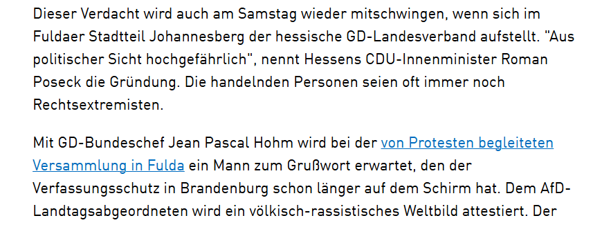 AfDverbot_2024's tweet photo. Landesverband #Hessen - "Aus politischer Sicht #hochgefährlich":
Seit sie sich gegründet hat, ist die "neue" #AfD-Jugendorganisation "#GenerationDeutschland" auch nicht verfassungstreuer als ihre Vorgängerorganisation.
https://t.co/sQSyRynwq5
#Fulda #Hohm #Rahman #Schleich #IB https://t.co/BnAlY7mLf6