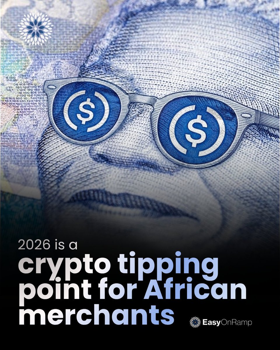 EasyOnRamp_'s tweet photo. R47 billion in institutional crypto flows hit SA markets in Q1 2026 ๐
340% jump from all of 2025. Pension funds & corporates aren't asking "if" anymoreโthey're asking "how much".
Ready to join them? DM us.
NFA. DYOR.
#CryptoAdoption #BusinessTreasury #EasyOnRamp #CryptoZA https://t.co/IUoGxUpGDk
