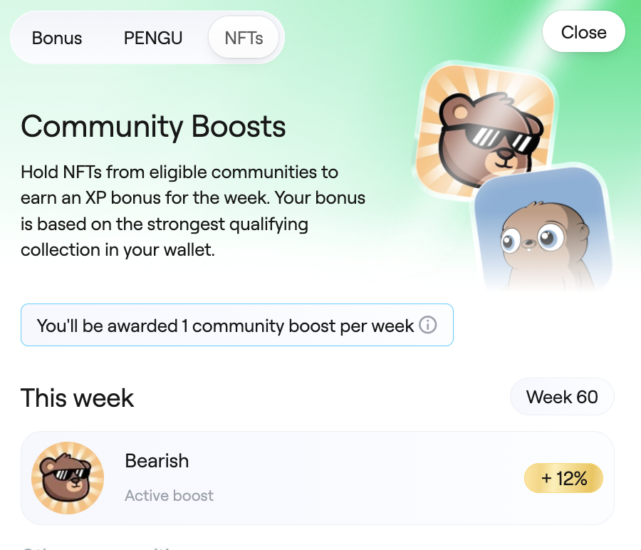 It's great to see that <a href="/bearish_af/">BEARISH</a> is getting a 12% boost this week on <a href="/AbstractChain/">Abstract</a>