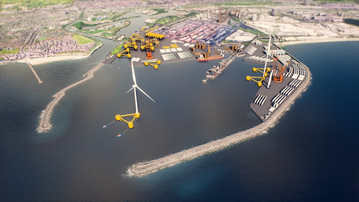 abportsuk's tweet photo. ABP has agreed terms with the UK Govt to support the development of major floating offshore wind infrastructure at Port Talbot.
 
The agreement was marked by a visit from the Secretary of State for Wales, @JoStevensLabour &amp; Minister for Energy Consumers, @martinmccluskey. https://t.co/DzUNTLOxrz