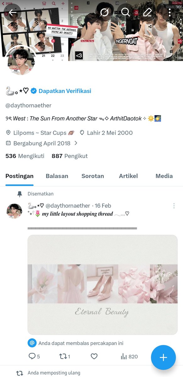 🦢。⋆♡ tweet media