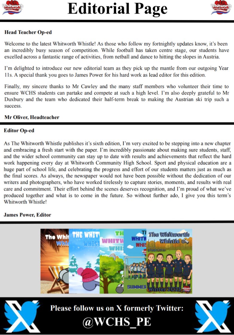 Whitworth HS PE, Sport & DofE tweet media