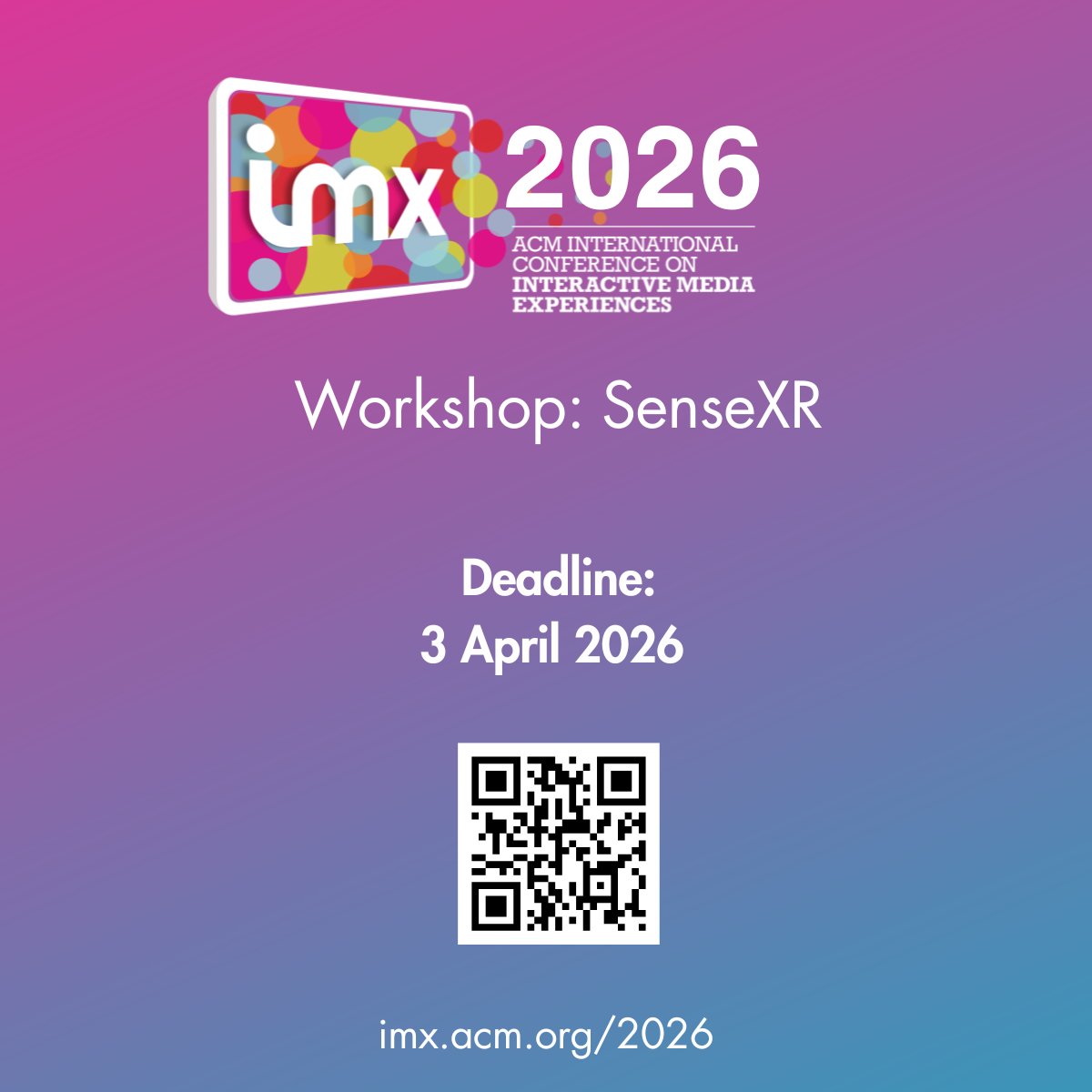 ACM Interactive Media Experiences (IMX) tweet media