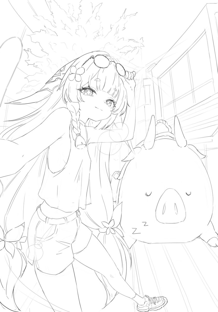 ddcc0123's tweet image. 062 
#Dailysketch 
#듀엣나이트어비스 
#듀나