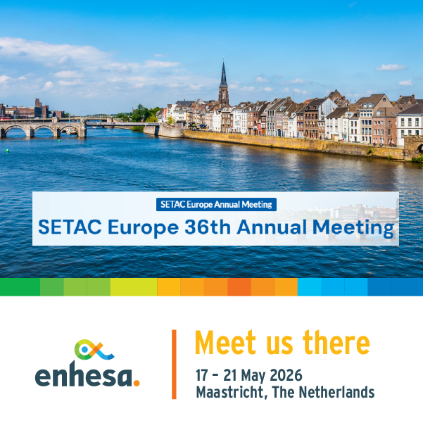 chemicalwatch's tweet photo. Enhesa will be at SETAC Europe 2026 in Maastricht, 17–21 May, as a media sponsor.

This year’s theme explores how emerging science and new data are influencing regulatory frameworks and risk assessment.

Meet our team there!

Learn more: https://t.co/tLMBMJz3Ym https://t.co/iIYjDCevGZ