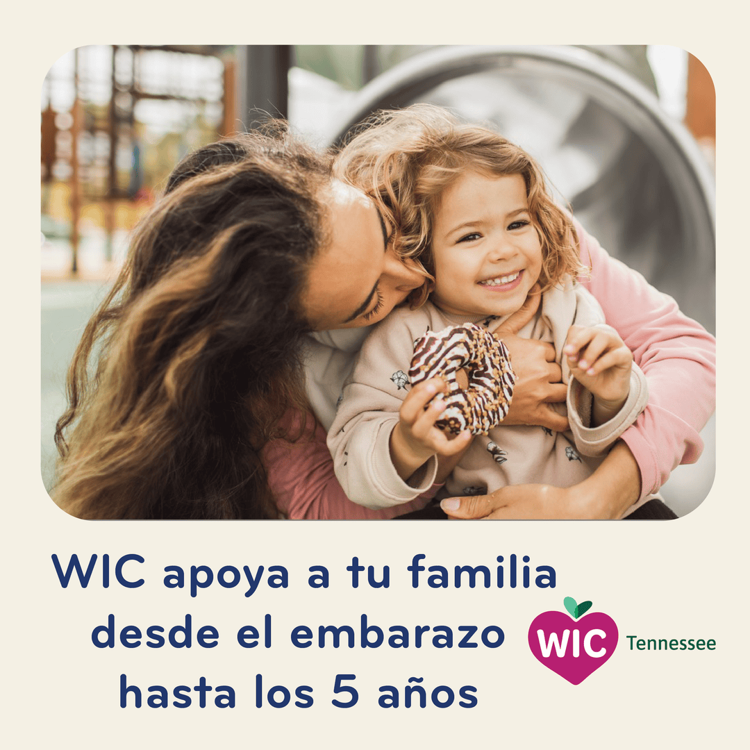 TNDeptofHealth's tweet image. ¡WIC está aquí para tu familia! Apoyo nutricional, ayuda con lactancia, y beneficios de comida.

Para obtener más información, visita: tn.gov/health/wic

#TNWIC #WIC #ApoyoParaPadres